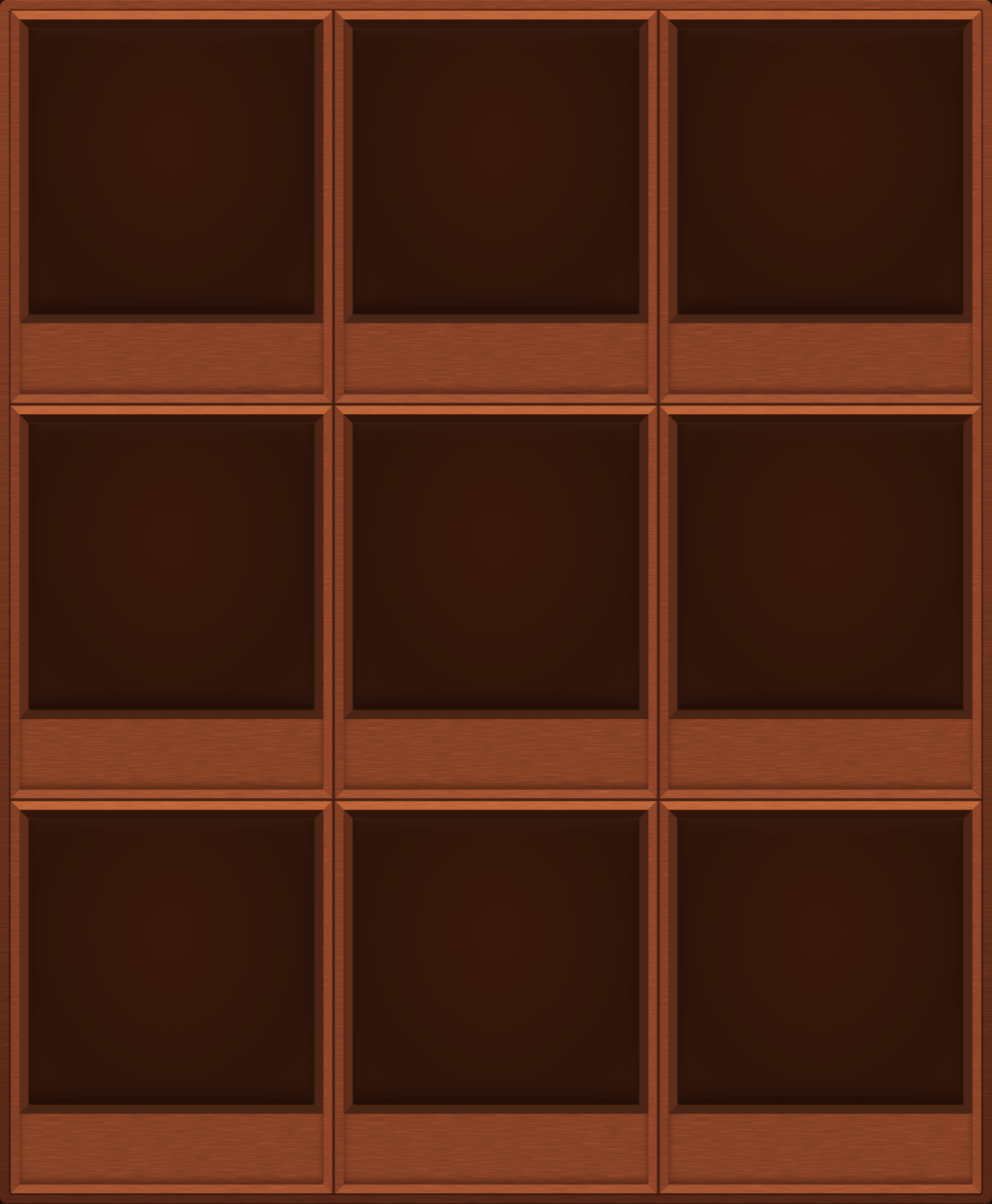 Tuscan Terracotta Display Case (3x3)